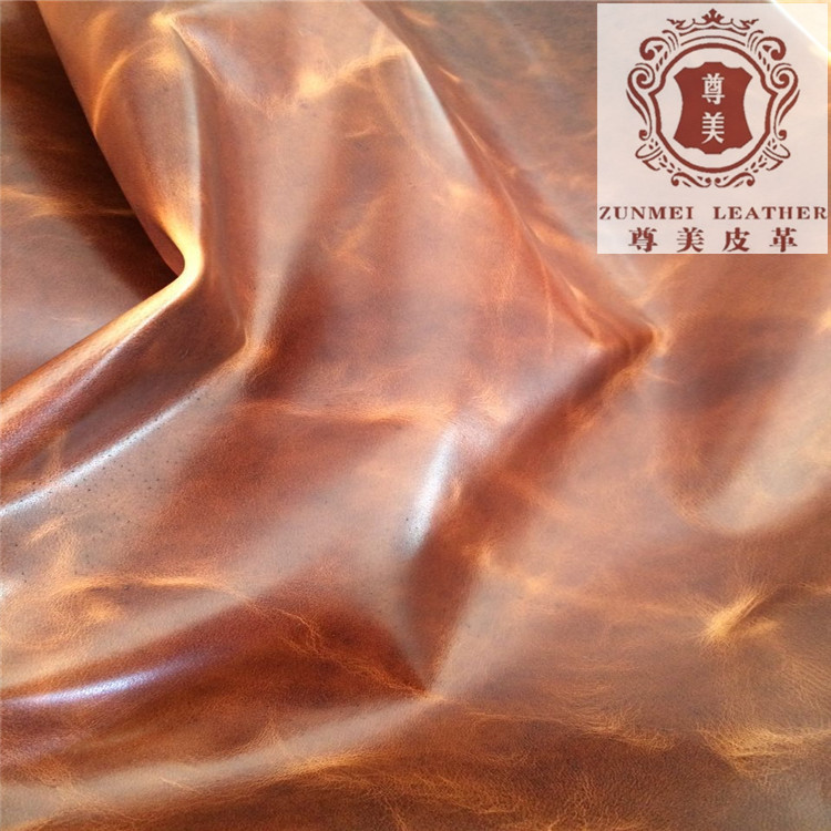 重油腊变皮，沙发专用油蜡皮，工程定制整张牛皮