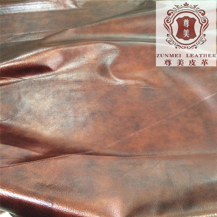 整张手擦皮，欧式家具沙发牛皮，温州尊美皮革供应