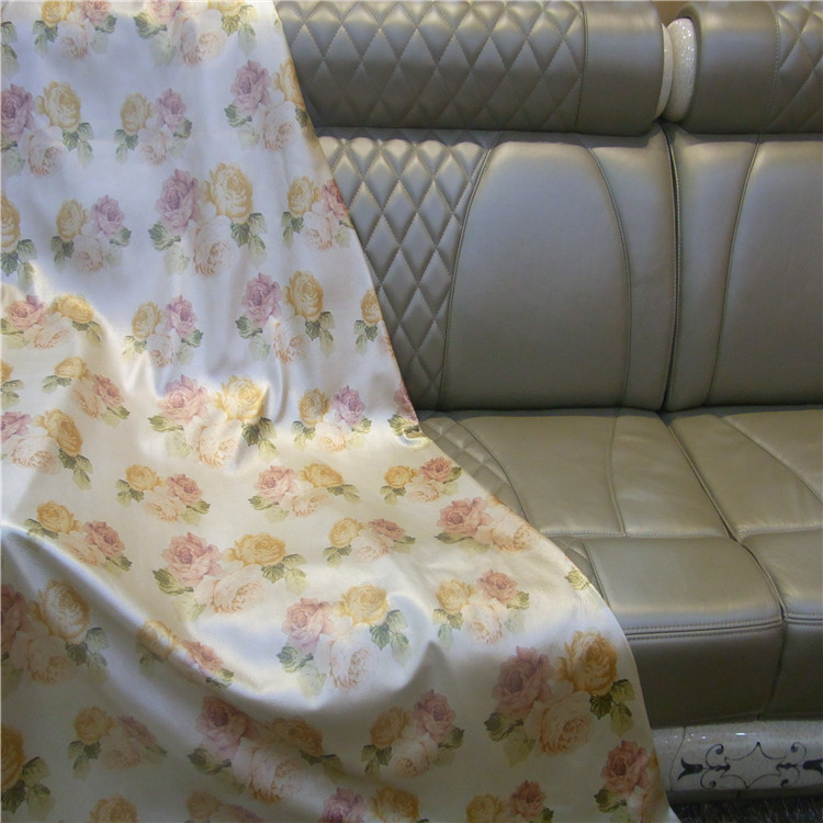 黄牛头层印花牛皮，尊美皮革现代风沙发专用牛皮