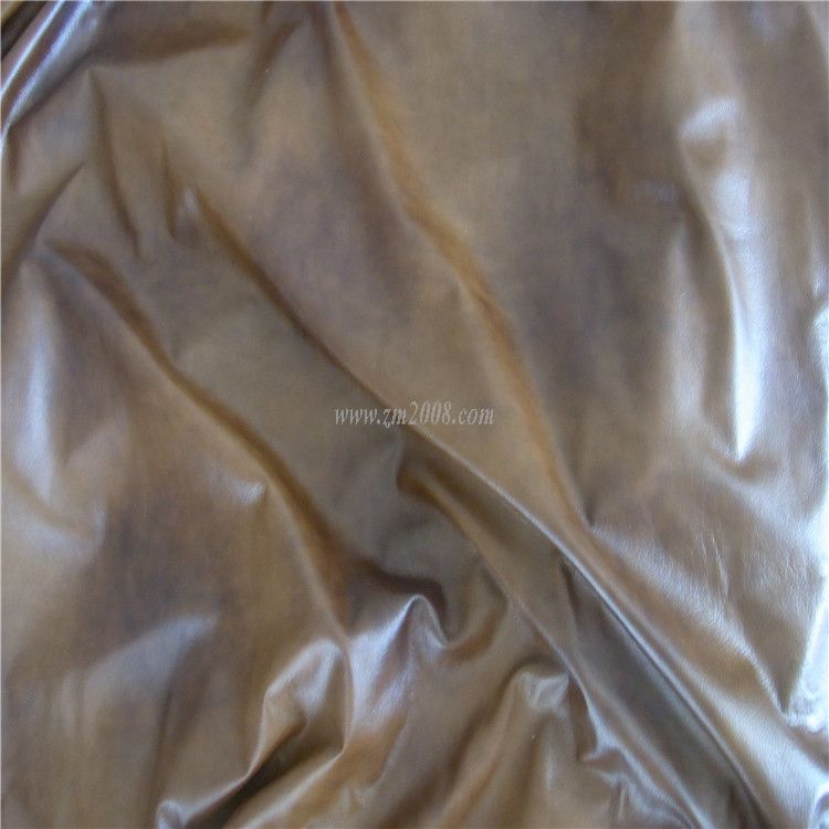 家具头层手擦双色牛皮革，尊美皮革厂家供应